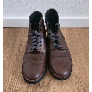 Thursday Boot Co Captain Boots Brown Men Size 9 Lace Up In Tobacco